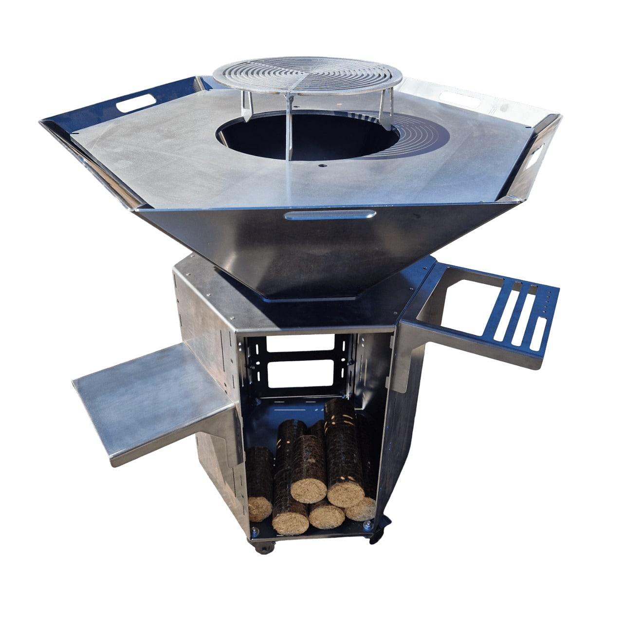 Brasero Plancha Barbecue Corten